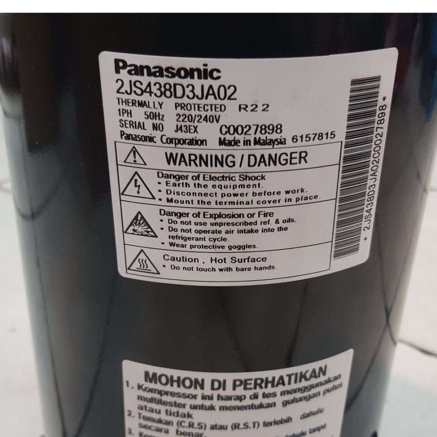 Panasonic Compressor | PN: 2JS438D3JA02 – Ashcon International