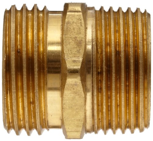 thumbnail interactive-video image 1 of Anderson Metals Brass Garden Hose Connector - 3/4 Female Hose To 3/4 Male Pipe Fitting 1 of 11