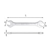 Double Ended Open Jaw Wrenches 252 N 6/7 | Part No. U02520514 | USAG