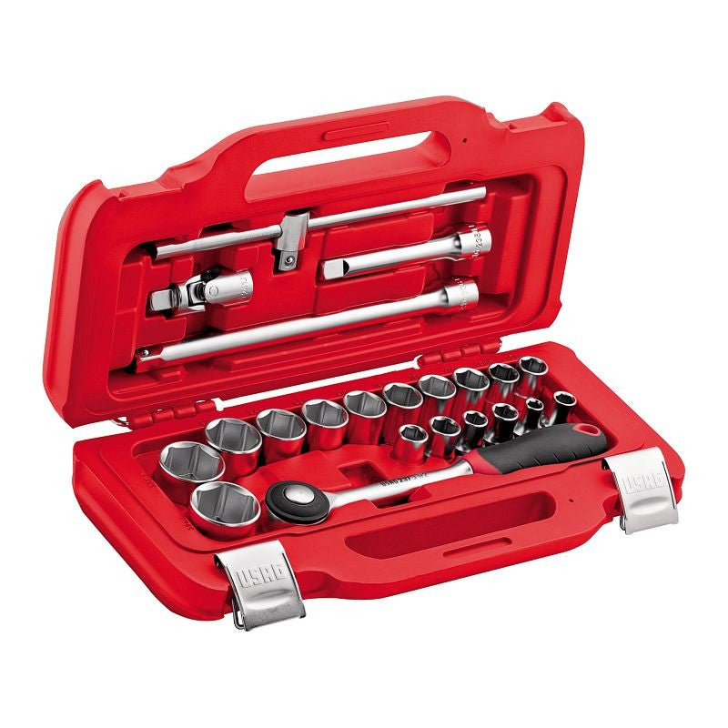 Assortment in modular box with hexagonal sockets (22 pcs) | 601 1/2 J2 ...
