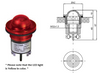 CORTEM LED Indicator| Colour: Yellow | PN:M-0457/3G230