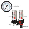 Filter, Diameter PT1/2 Pressure 1.5 MPa Plastic Air Compressor Oil Filter Trap Oil and Water Regulator Tool Set | Part No. BFR-4000 | NS & T