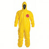 Hooded Chemical Resistant Coveralls | Part No. QC127TYLLG000400 | DUPONT