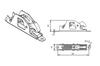 Strait Pressure Lock Latch | Part No. 0347 21 | HAPPICH